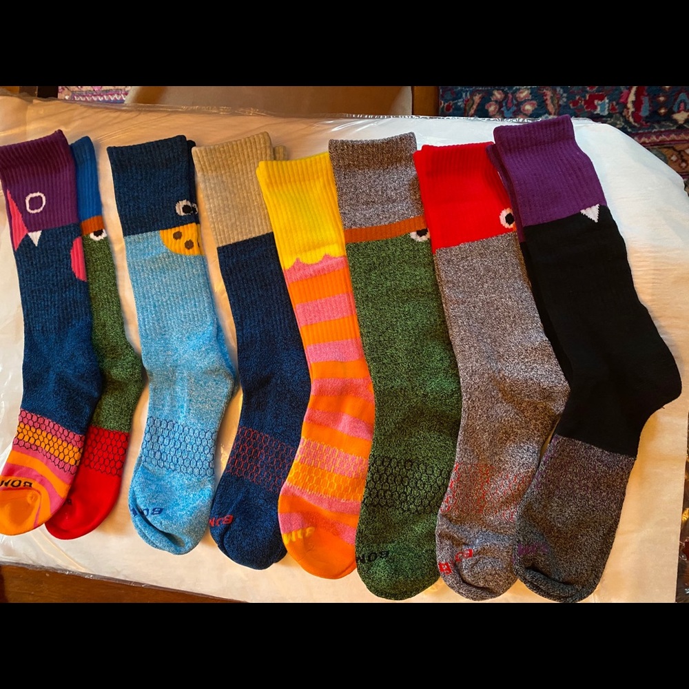 Bombas Sesame Street Socks Size L